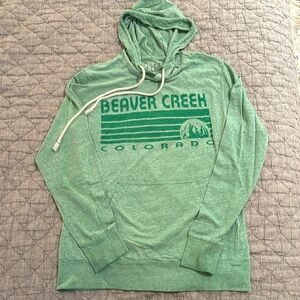 Beaver Creek hooded long sleeved shirt - Men’s Medium